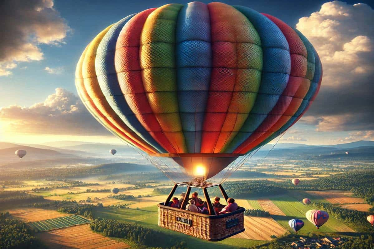 vol montgolfiere champ