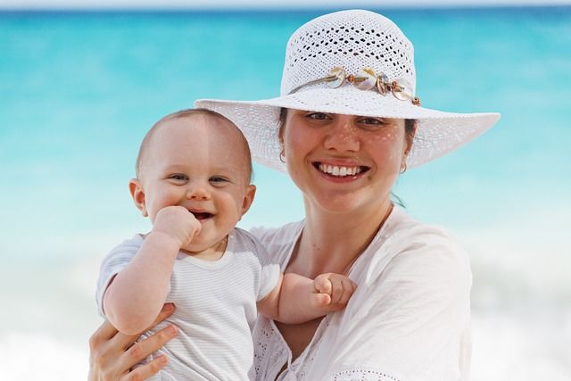 Maman bébé sortie