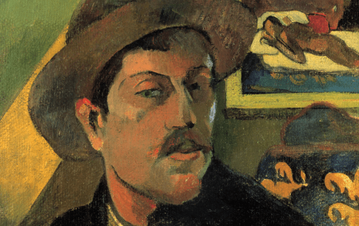 tableau paul gauguin autoportrait