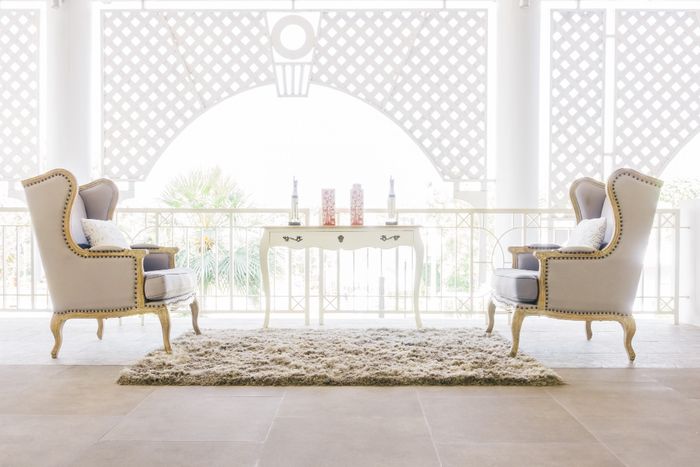 tapis salon vintage style