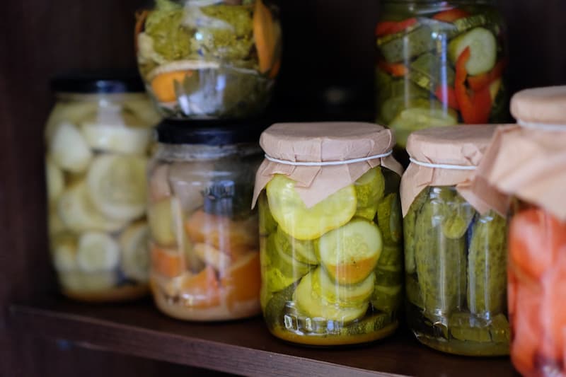 Des légumes stérilisés