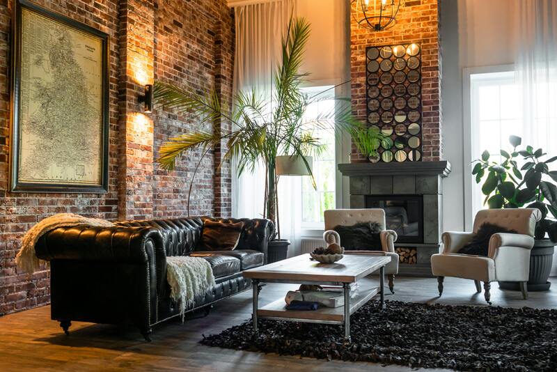 intérieur au style industriel